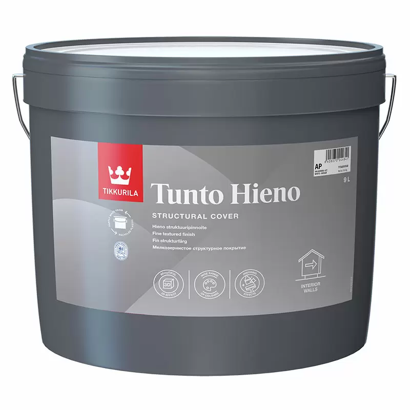 TIKKURILA TUNTO HIENO покрытие декоративное, мелкозернистое, глубоко матовое, база AP (9л)