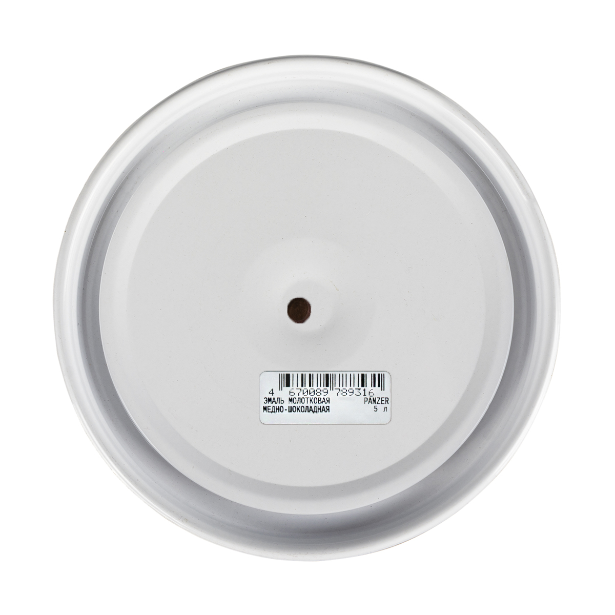 Эмаль универсальная молотковая медно-шоколадная 5 л (1/2) "panzer"