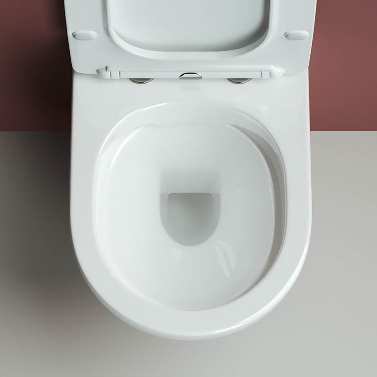 Унитаз подвесной "forma rimless" белый "ceramica nova" cn3009