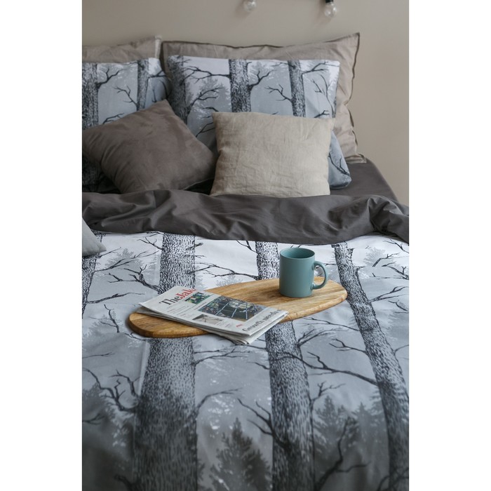 Постельное белье "этель" лес евро (бязь) (1/5) 4154822