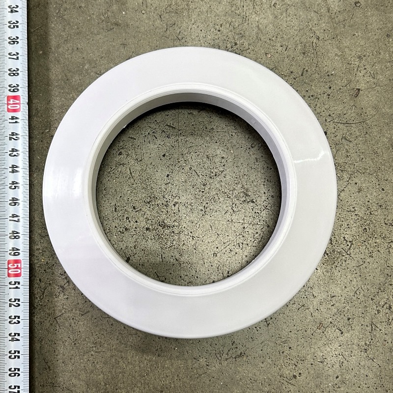 Отражатель McALPINE круглый D=170 мм под 110 мм трубу, белый