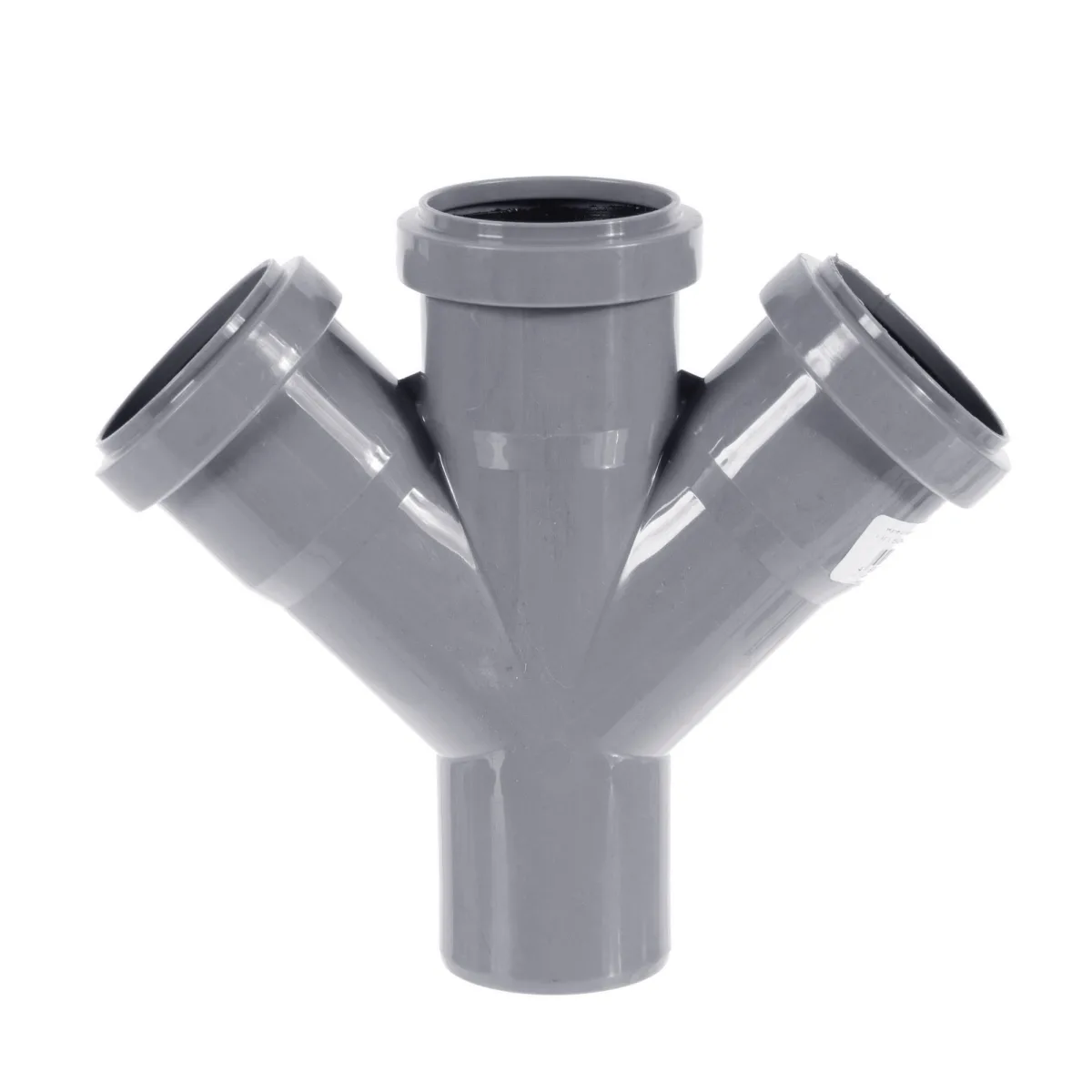 Крестовина 45° одноплоскостная 50 х 50 х 50 мм для вн.канализации SINIKON Стандарт