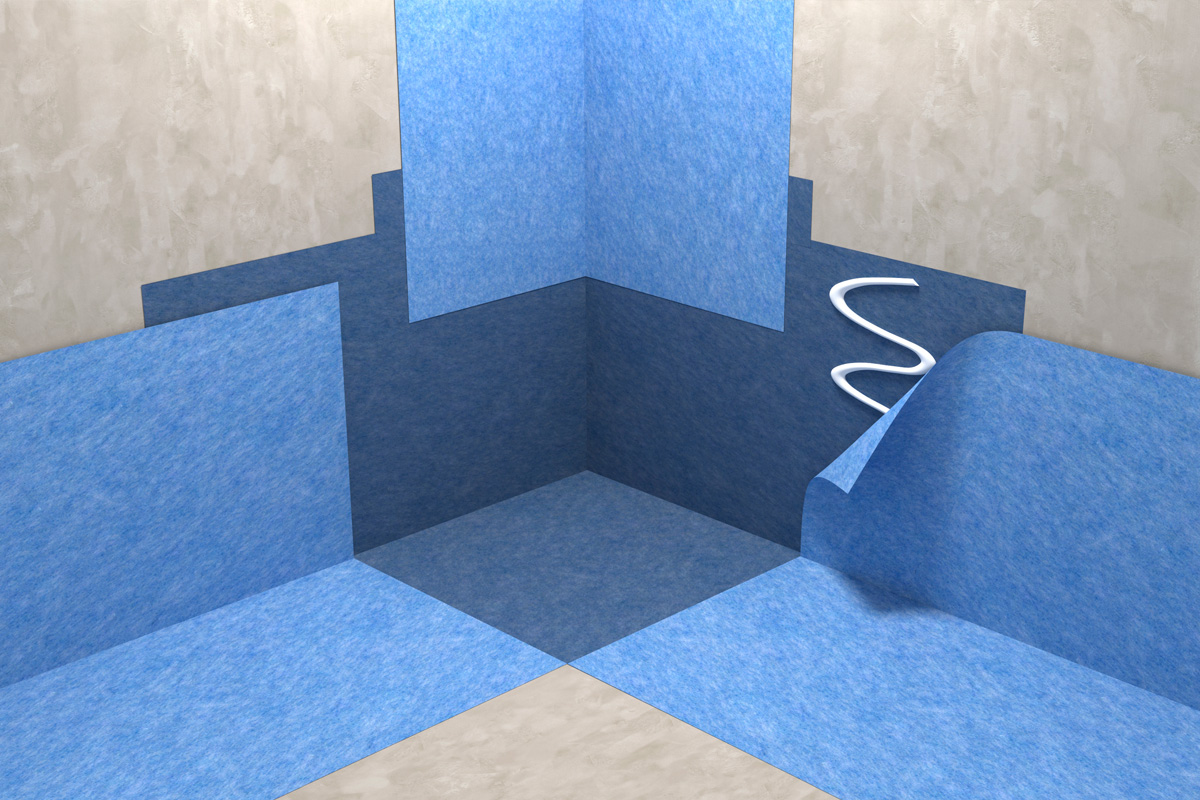 Обмазочная гидроизоляция для ванных комнат и бассейнов швов примыкания Руспанель - Ruspanel водостоп GSR Размер = 1 Ведро 5 Кг на 1.5 Лит Воды Цена за 1 ведро