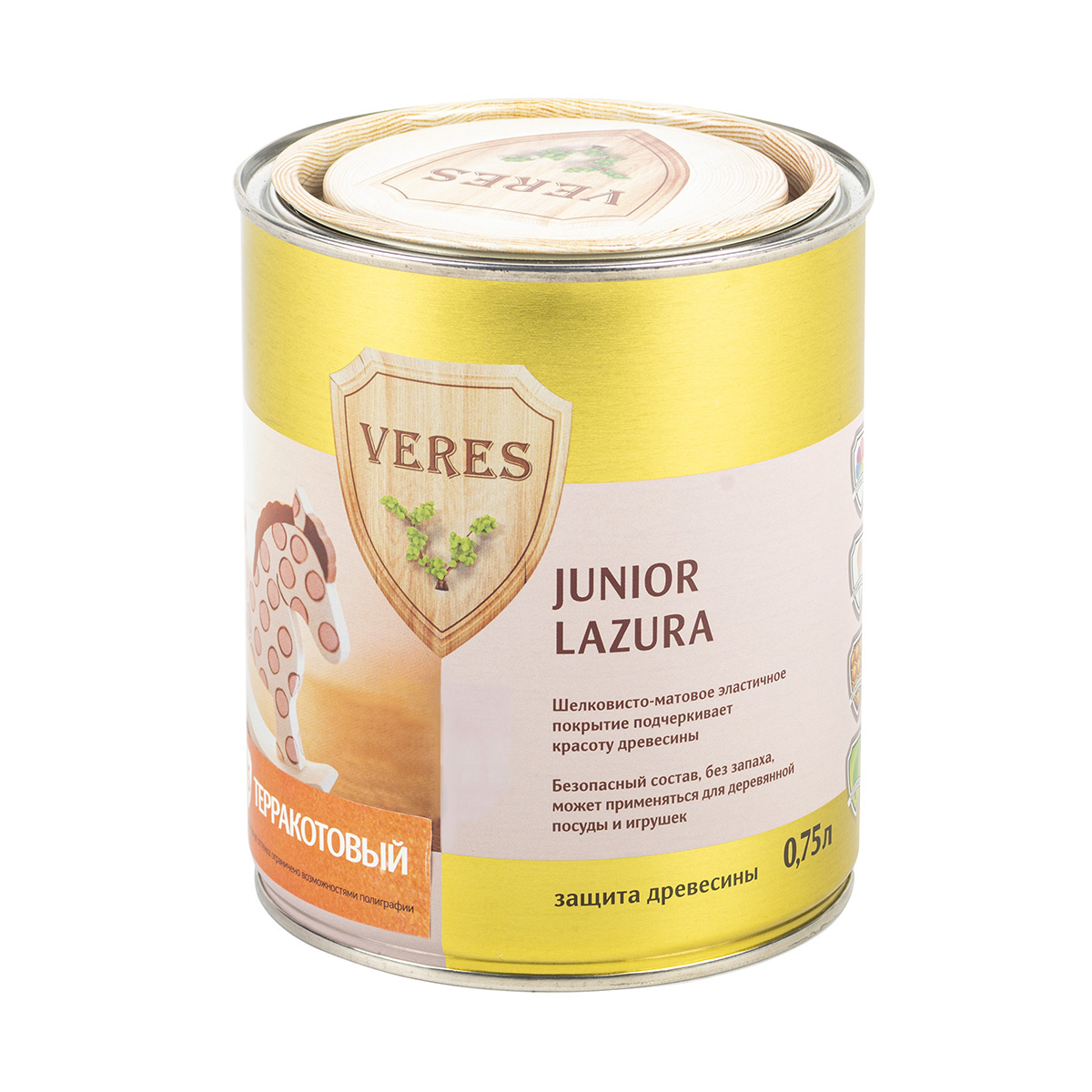Верес джуниор №15 терракотовый 0,75 л (1/4) "veres"