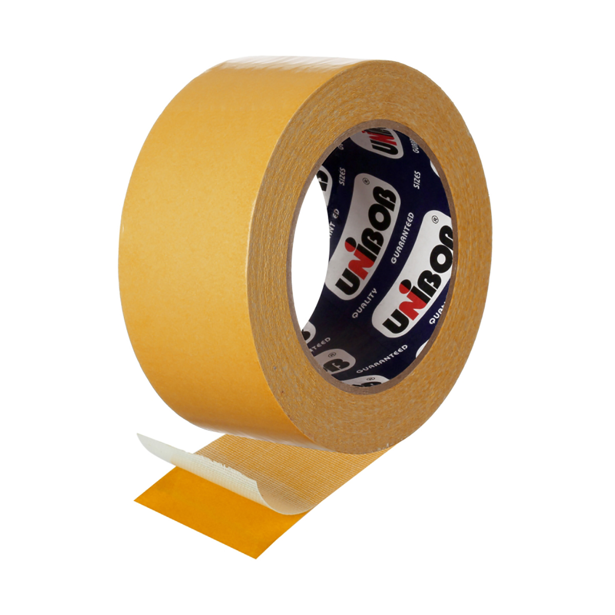 Скотч двусторонний тканевый 50 мм х 10 м (36) "unibob"