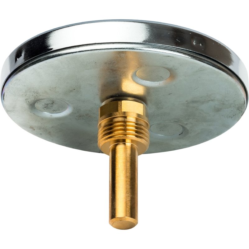 Термометр биметаллический 100 мм 120° STOUT с погружной гильзой 50 мм