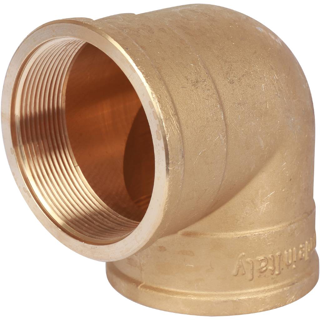 Угол резьбовой ВР 2"1/2 латунь STOUT