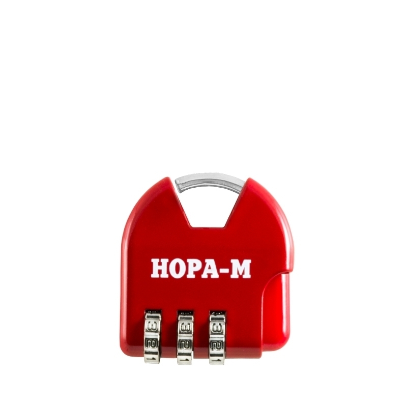 Замок навесной кодовый  601 красный (18/360) "нора-м"