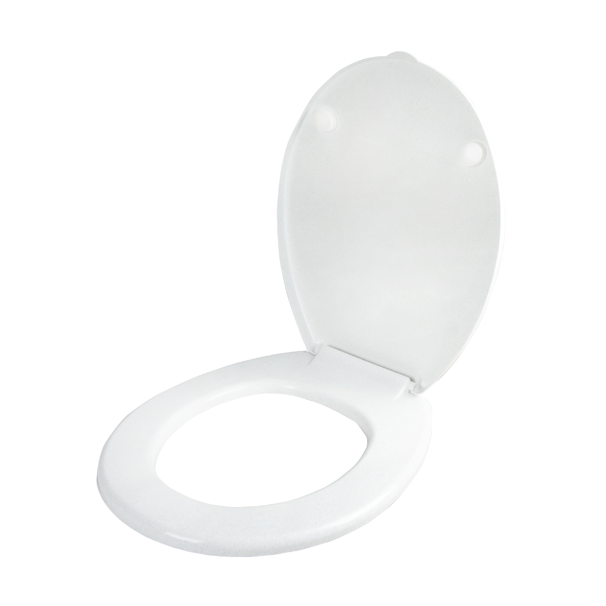 Сиденье для унитаза белый мрамор (имп. крепеж) (1/8) "мультипласт"