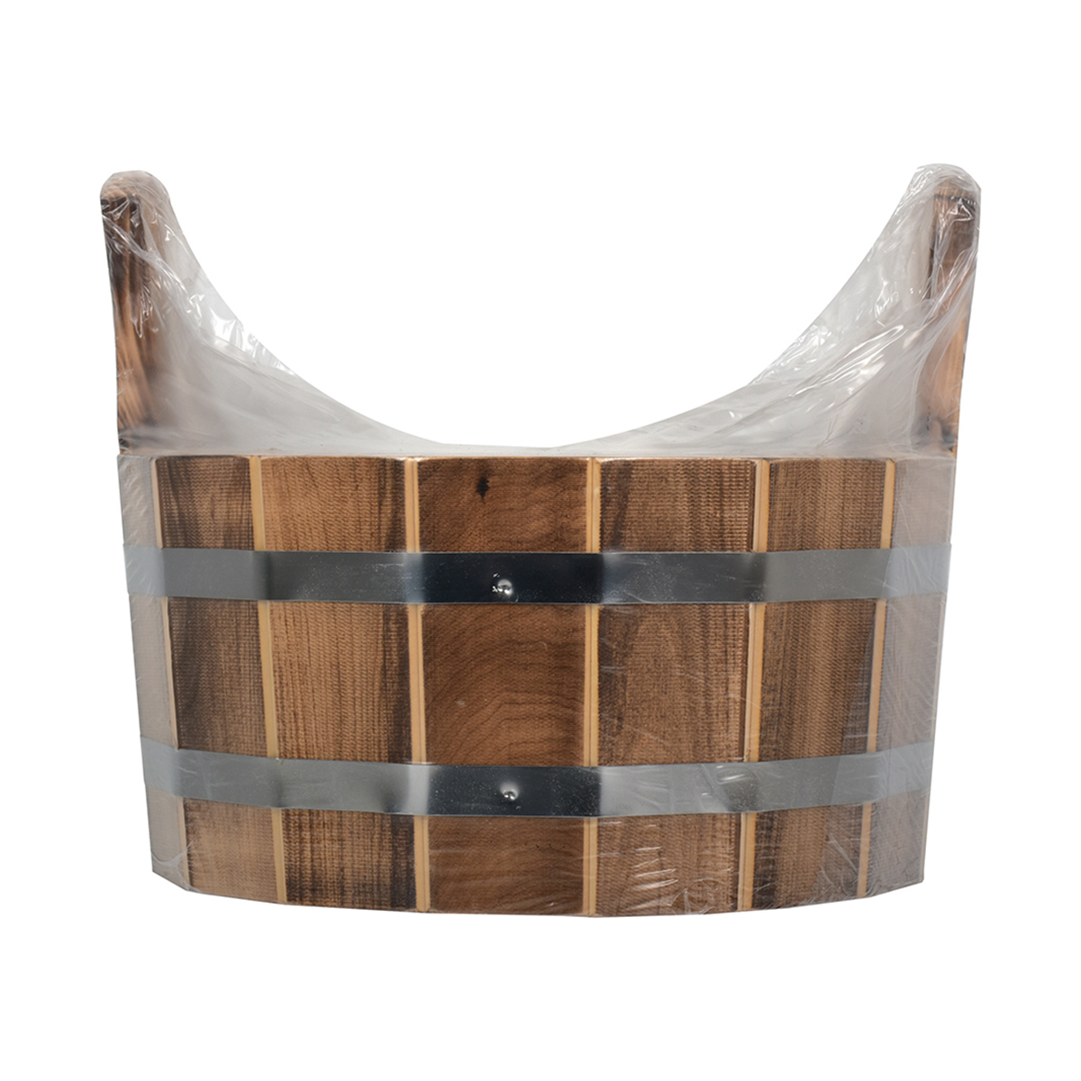 Ушат для бани и сауны 6 л нержав. вставка, обожженная липа (1) "банные штучки" 33333