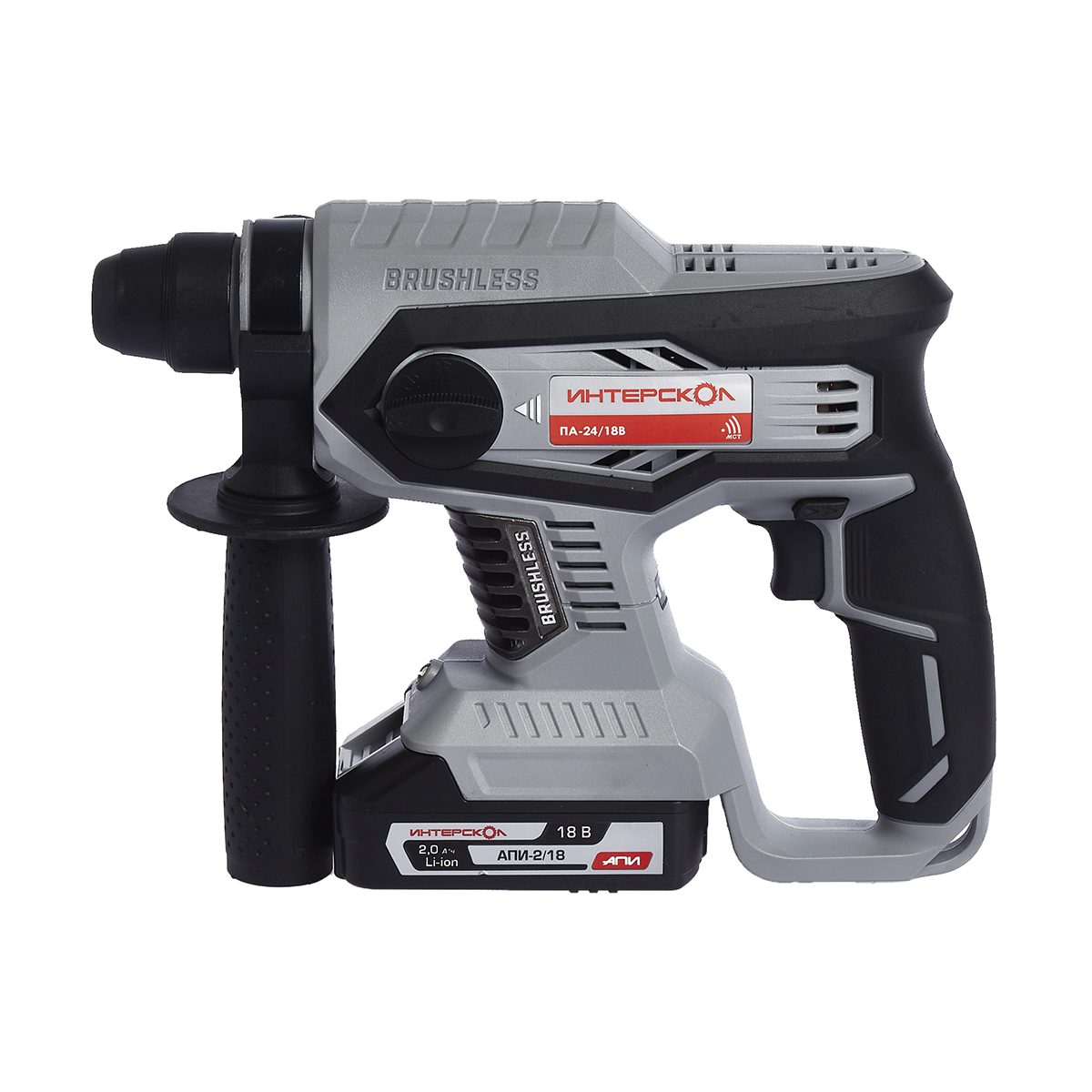 Перфоратор аккум. па-24/18в (2 аккум., заряд. устр-во) (1/5) "интерскол" 579.2.2.70