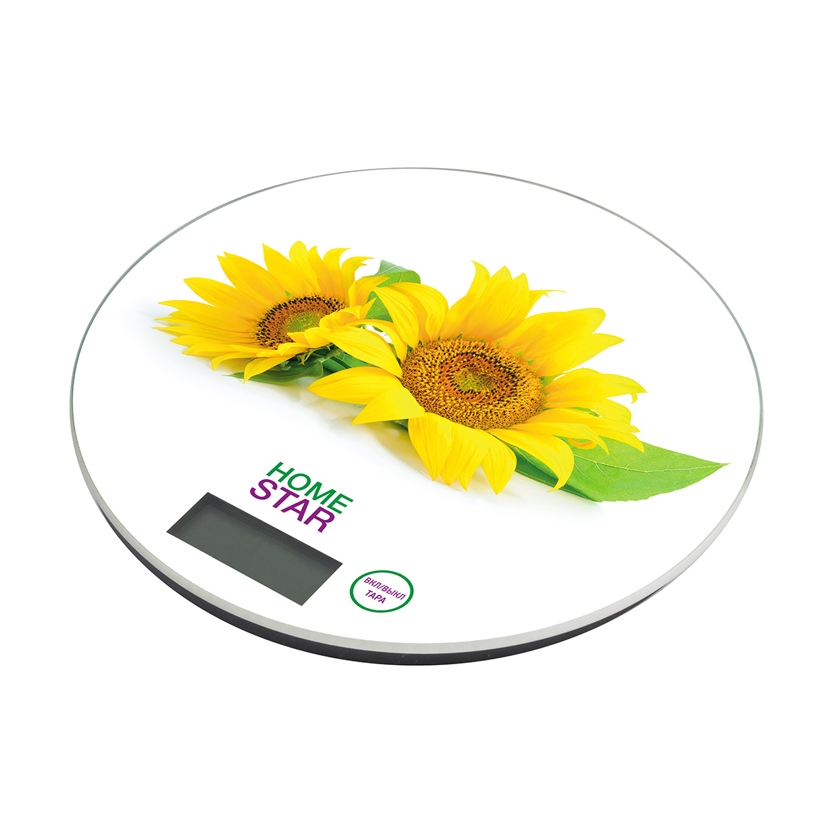 Весы кухонные электронные "homestar" hs-3007s до 7 кг (подсолнух) (1/20)