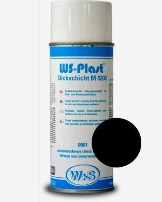 Краска WS-Plast Арт. спрей черный, матовый