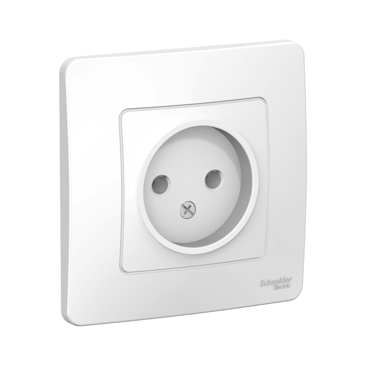Розетка "blanca" 1 местн. 16а, белый (1/10/60) "schneider"