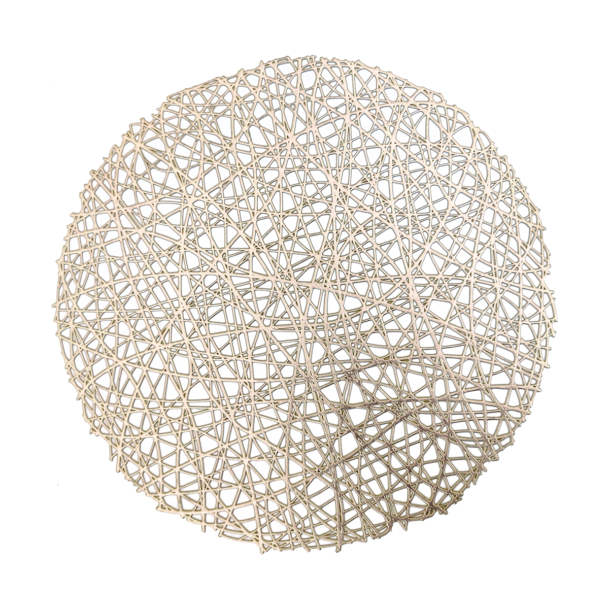 Салфетка сервировочная d=38 см ажурная, пвх (1/10/120) "рыжий кот" pvr-02