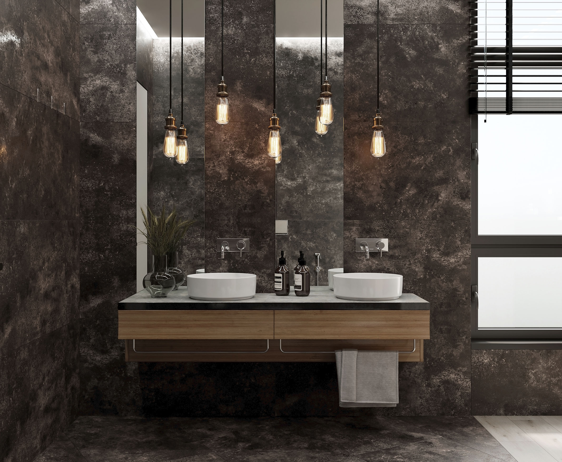 Milkiway antracite керамогранит металлизированный 60x120