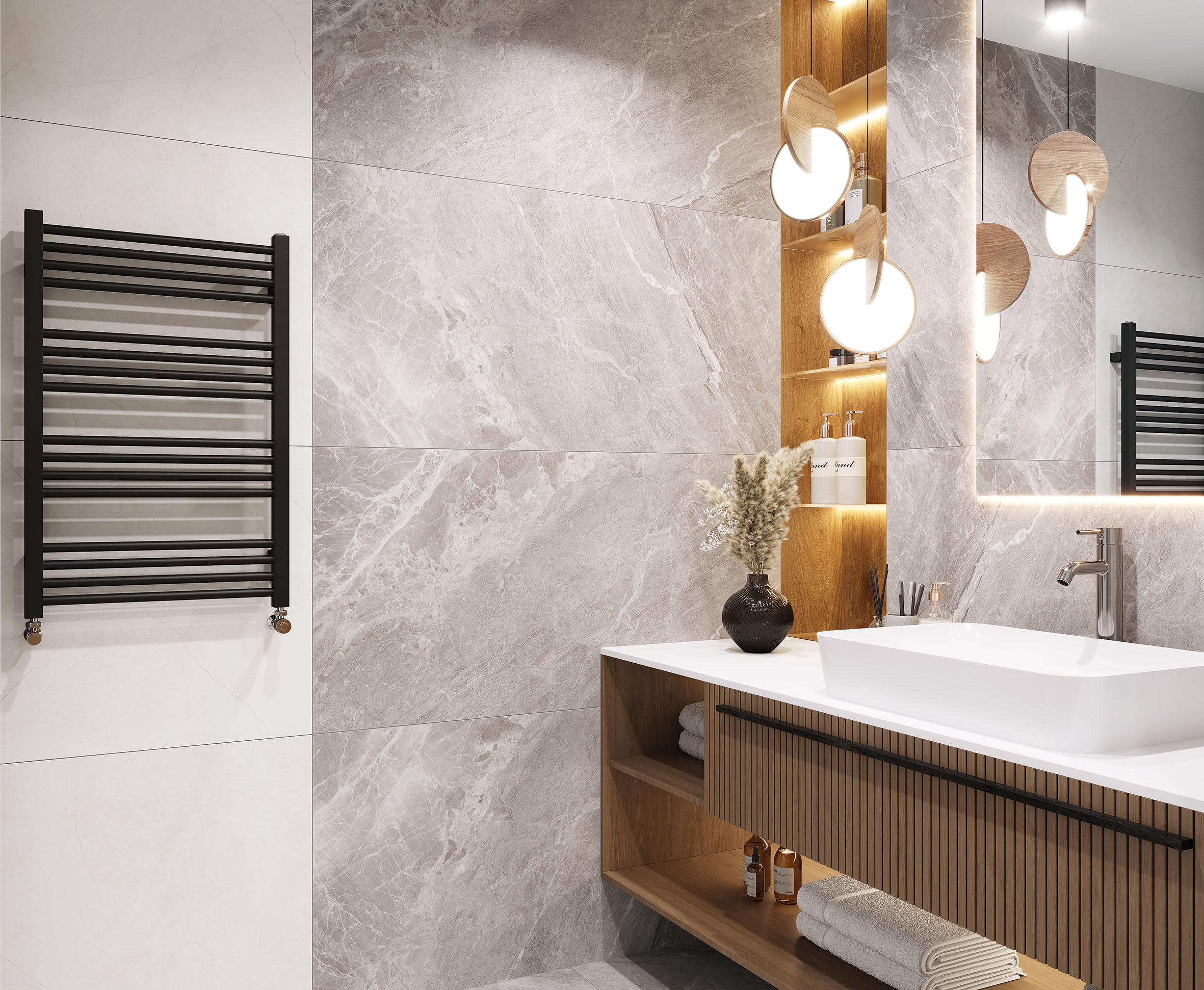 Crystal grey керамогранит серый сатинированный 60x120