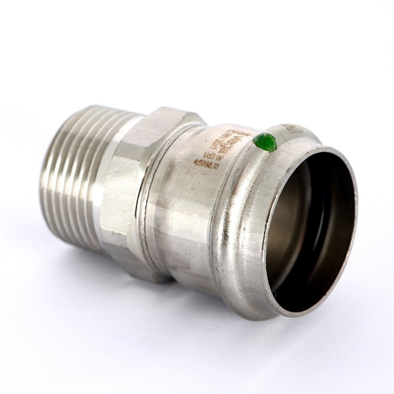 Муфта пресс-Н 35х1" нержавеющая сталь Sanpress Inox VIEGA