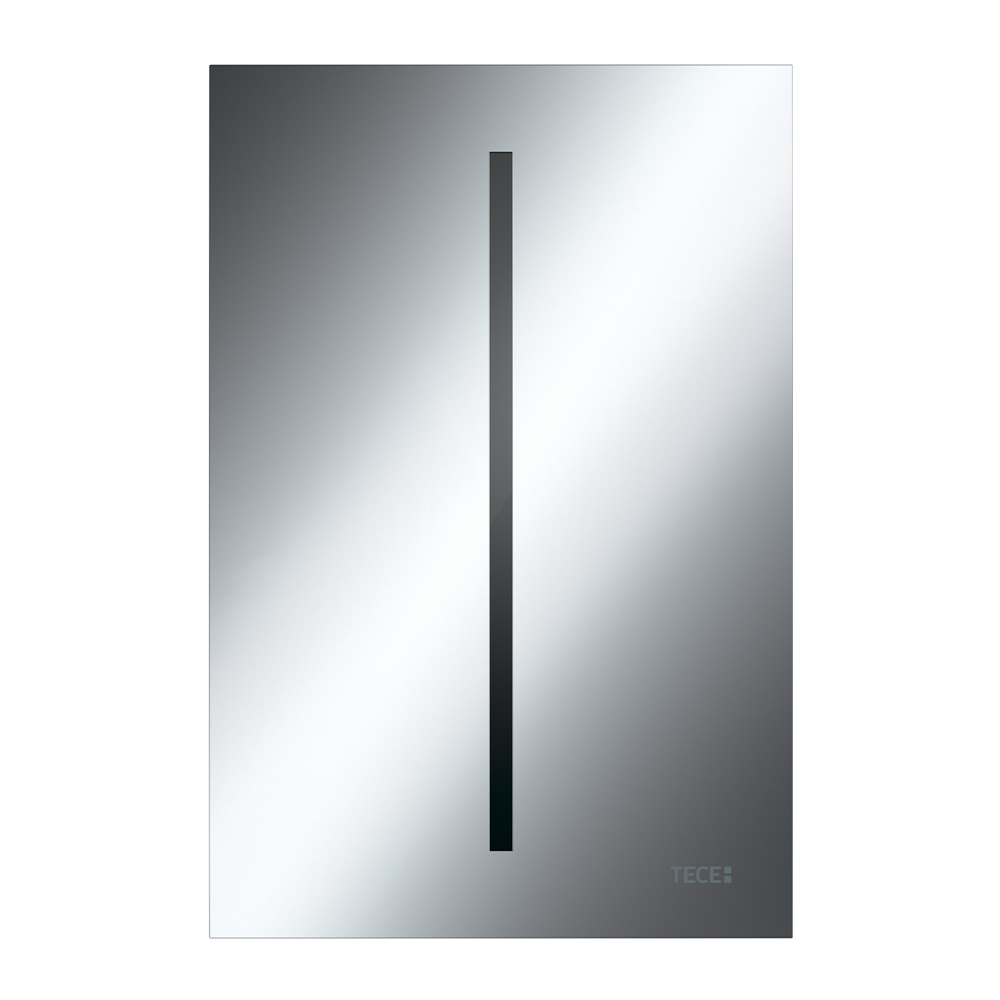 Пластиковая панель смыва TECEfilo ИК-сенсор (220/12 V) хром глянцевый, 150 x 100 x 5 мм