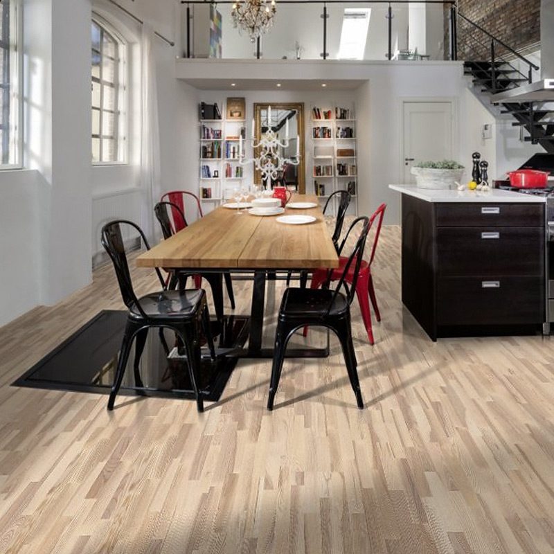 Паркетная доска Upofloor Ясень Кантри белый матовый трехполосный Ash Country Marble Matt 3S