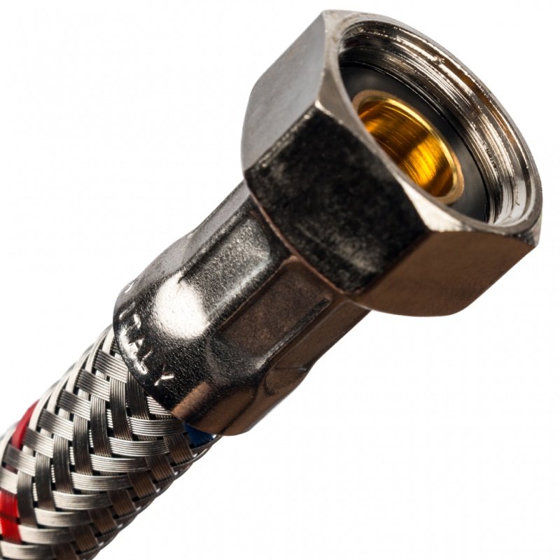 Гибкая подводка для воды НР 3/8 х ВР 3/8 STOUT - 600 мм