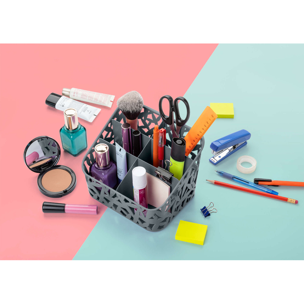 Органайзер универсальный 195*160*146 мм (зеленый флэк) (1/14) "бытпласт"