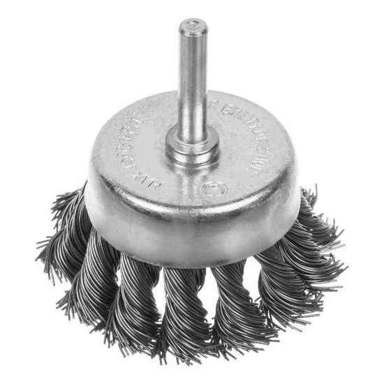 Щетка крацовка чашечная со шпилькой сталь RemoColor