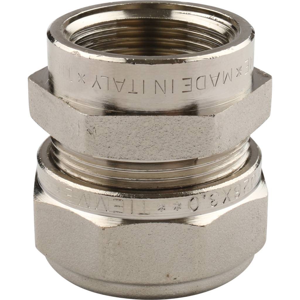 Обжимная муфта ВР 26 х 3/4" TIEMME для металлопластиковых труб