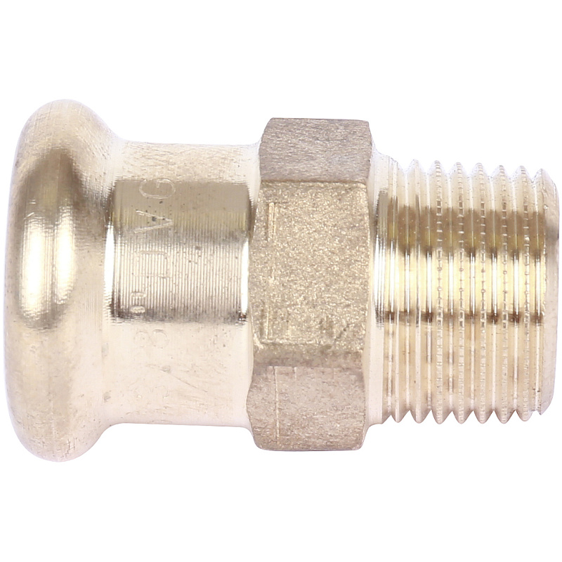 Муфта переходная 15 x 1/2" НР под пресс SANHA