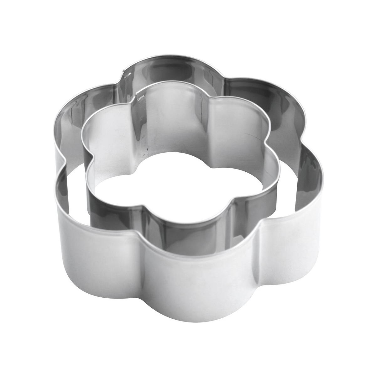 Формы кулинарные "цветы" нержав. набор 2 шт. (1/12/144) "мультидом" an8-12