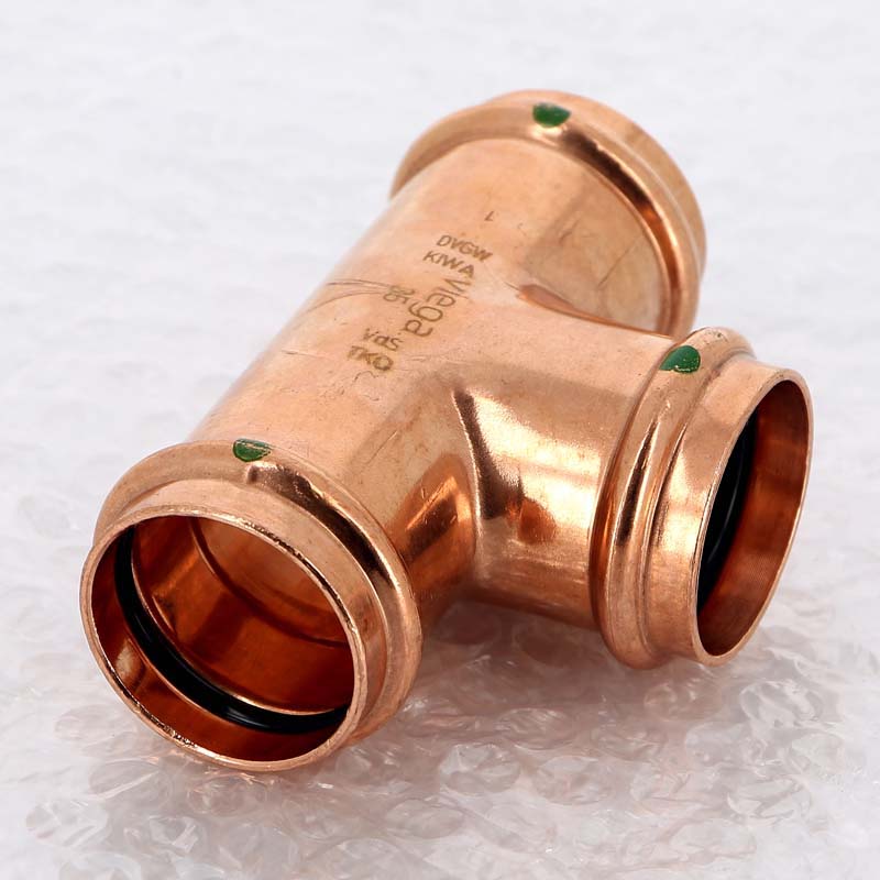 Тройник пресс медный Profipress VIEGA 35х18х35