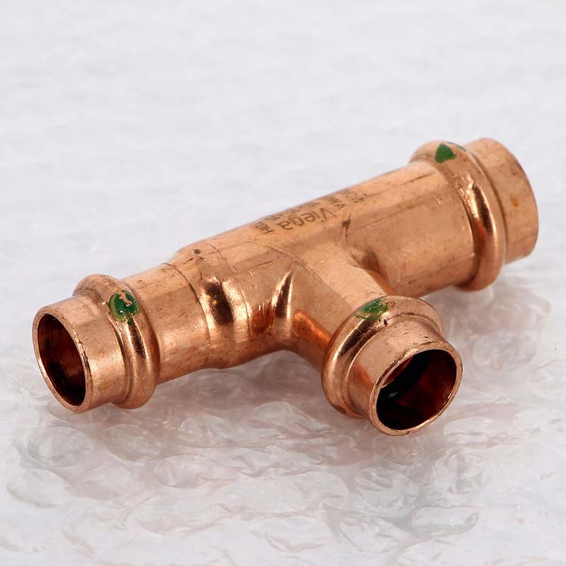 Тройник пресс медный Profipress VIEGA 18x15x15