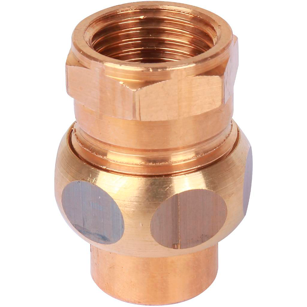 Американка (сгон) 15x3/4" ВР с плоской прокладкой под пайку SANHA 143301534