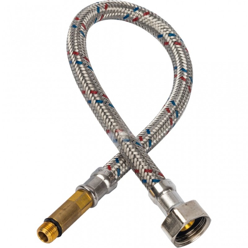 Гибкая подводка для воды M10 (35 мм) х 3/8 BP STOUT - 1200 мм