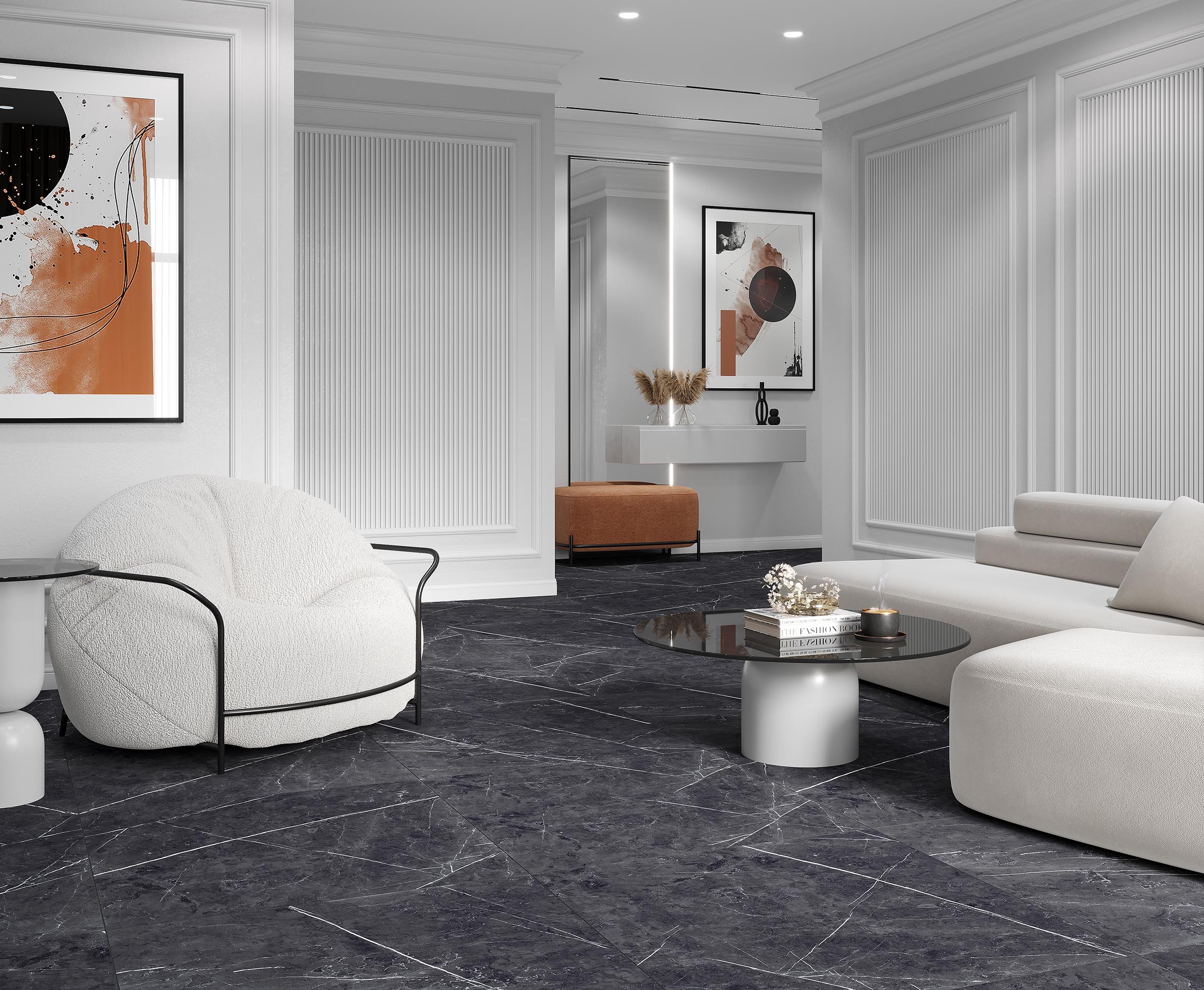 Pietra violet керамогранит графитовый лаппатированный 80x80