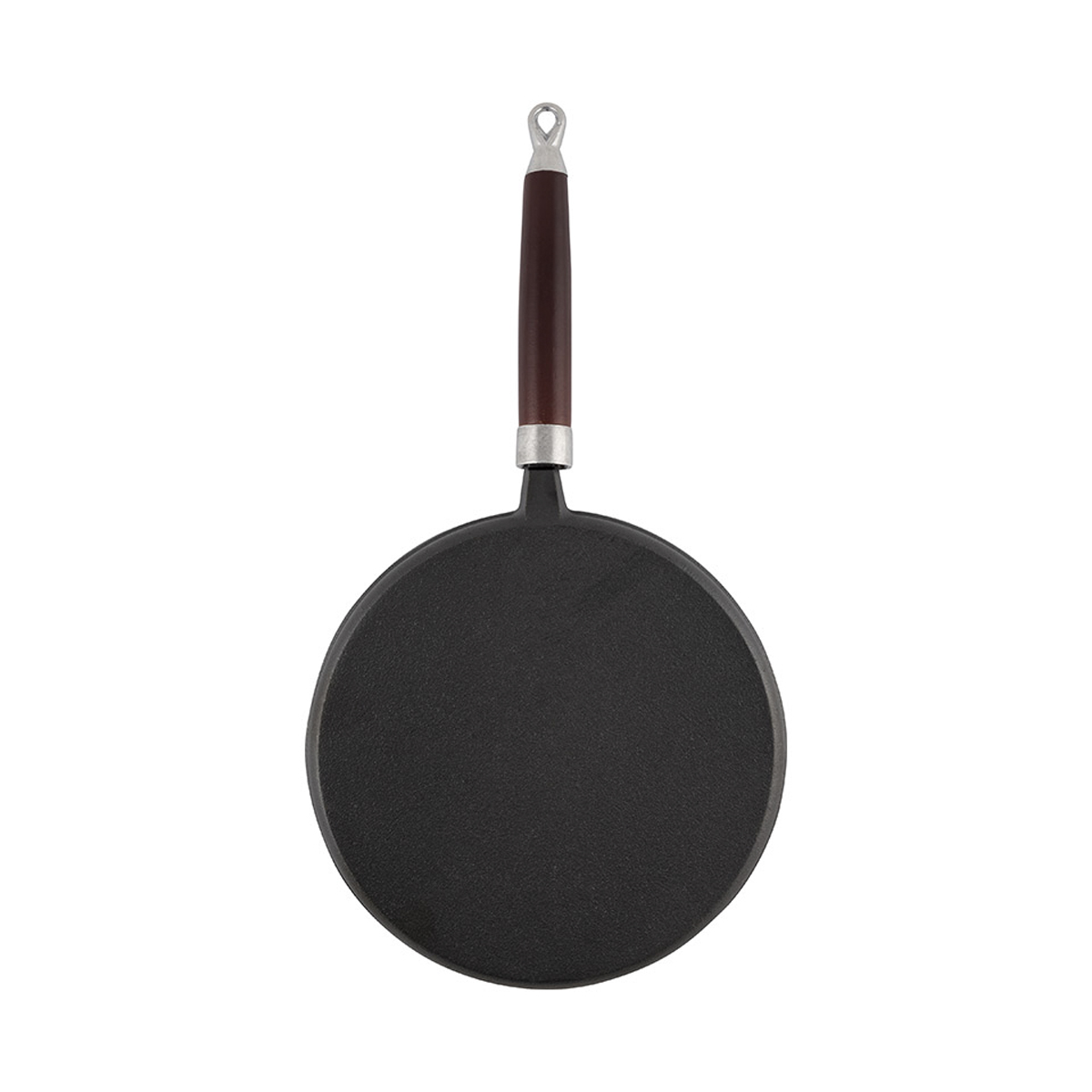 Сковорода чугунная для блинов 22 см (1/6) "mallony" pcif-22