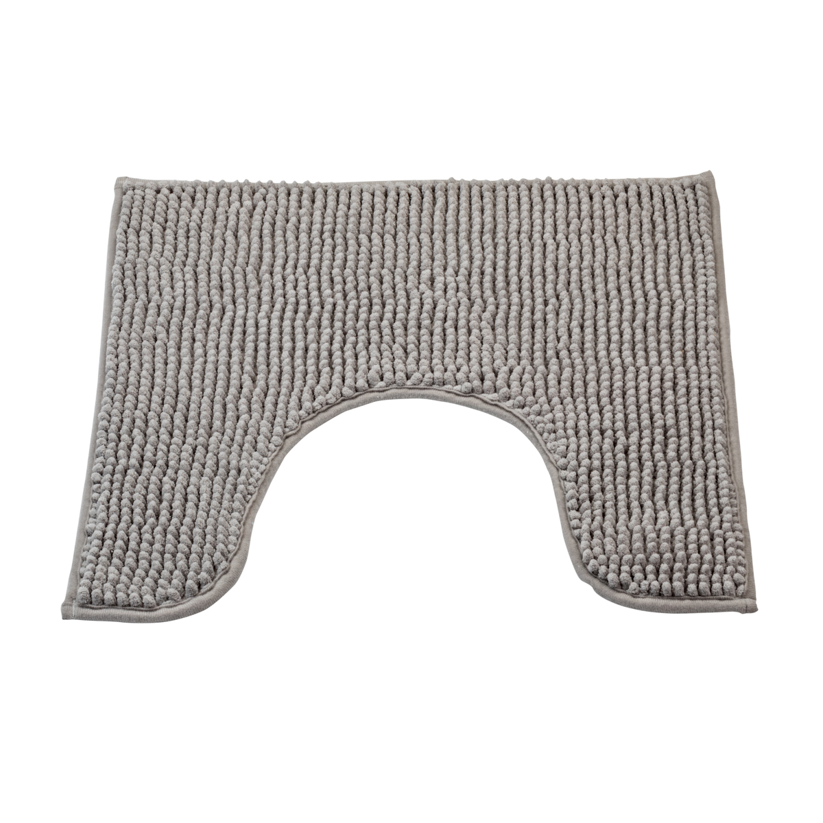 Коврик для туалета "merci" 45*45 см, полиэстер (серый) (1/36) "swensa" atm-2100gry-t