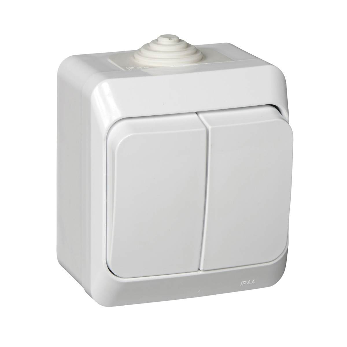 Выключатель открыт. уст. "этюд" ip44 2-х кл. 10а, белый (1/14/112) "schneider"