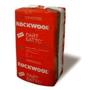 Утеплитель Роквул Лайт Баттс 1000х600х50мм (6м2, 0,3м3) уп/10плит