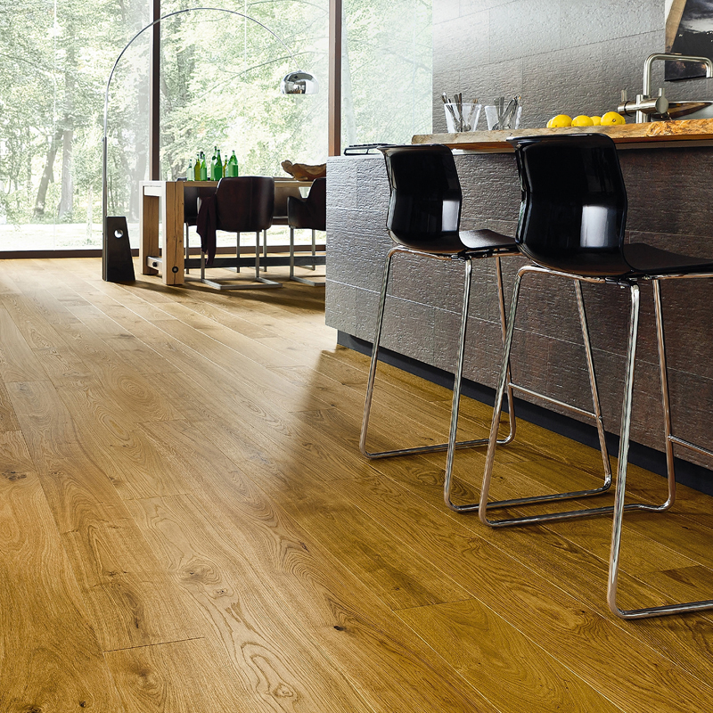 Паркетная доска Haro Series 4000 (5G) 528682 Дуб Маркант брашированный однополосный 4V2200 x 180 x 13.5мм