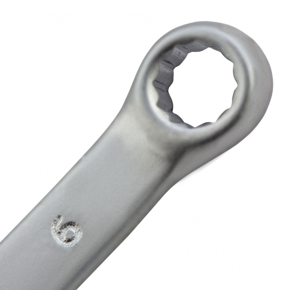 Ключ комбинированный, 6 мм, CrV, матовый хром Matrix (15102)