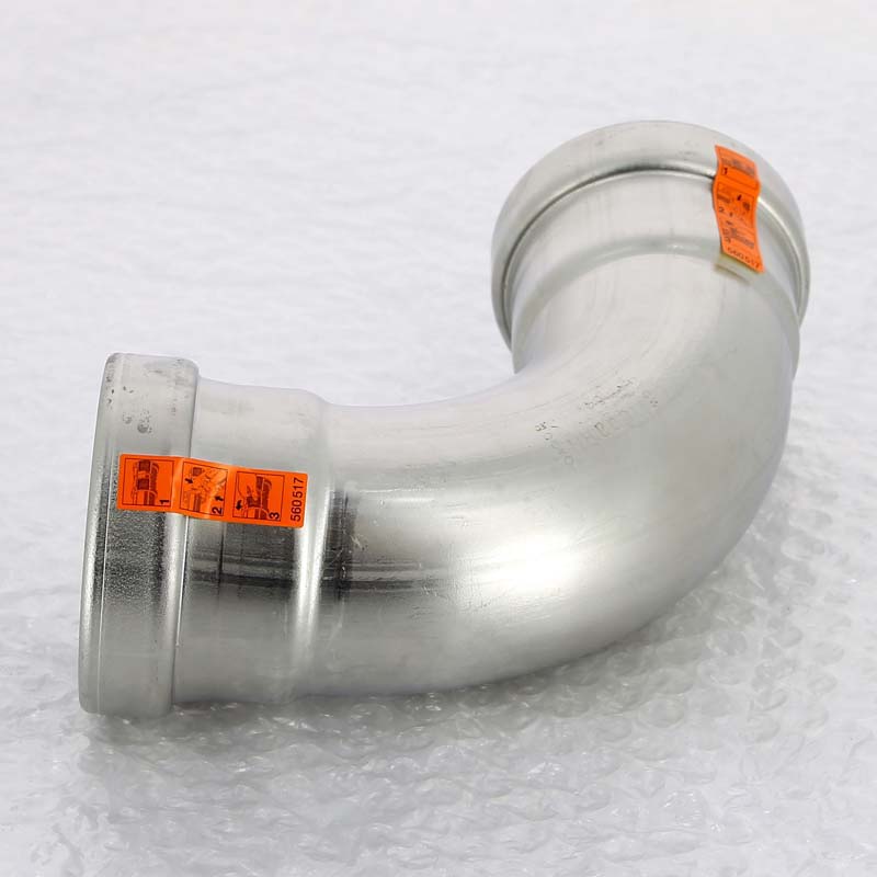 Угол пресс 64 нержавеющая сталь Sanpress Inox VIEGA