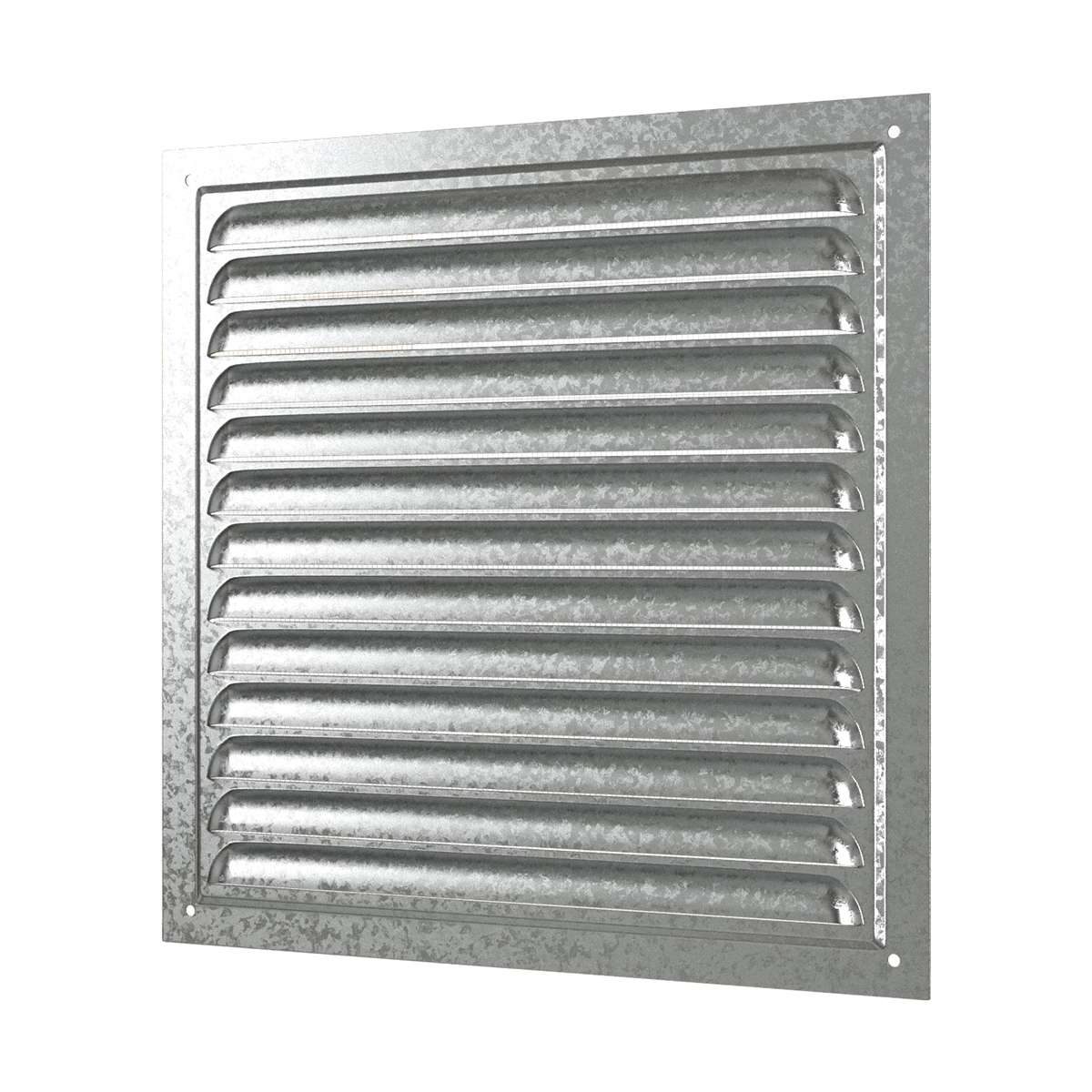 Решетка вентиляц. вытяжная 150 х 150 мм  метал. оцинк. (1/100) "эра" 1515мц