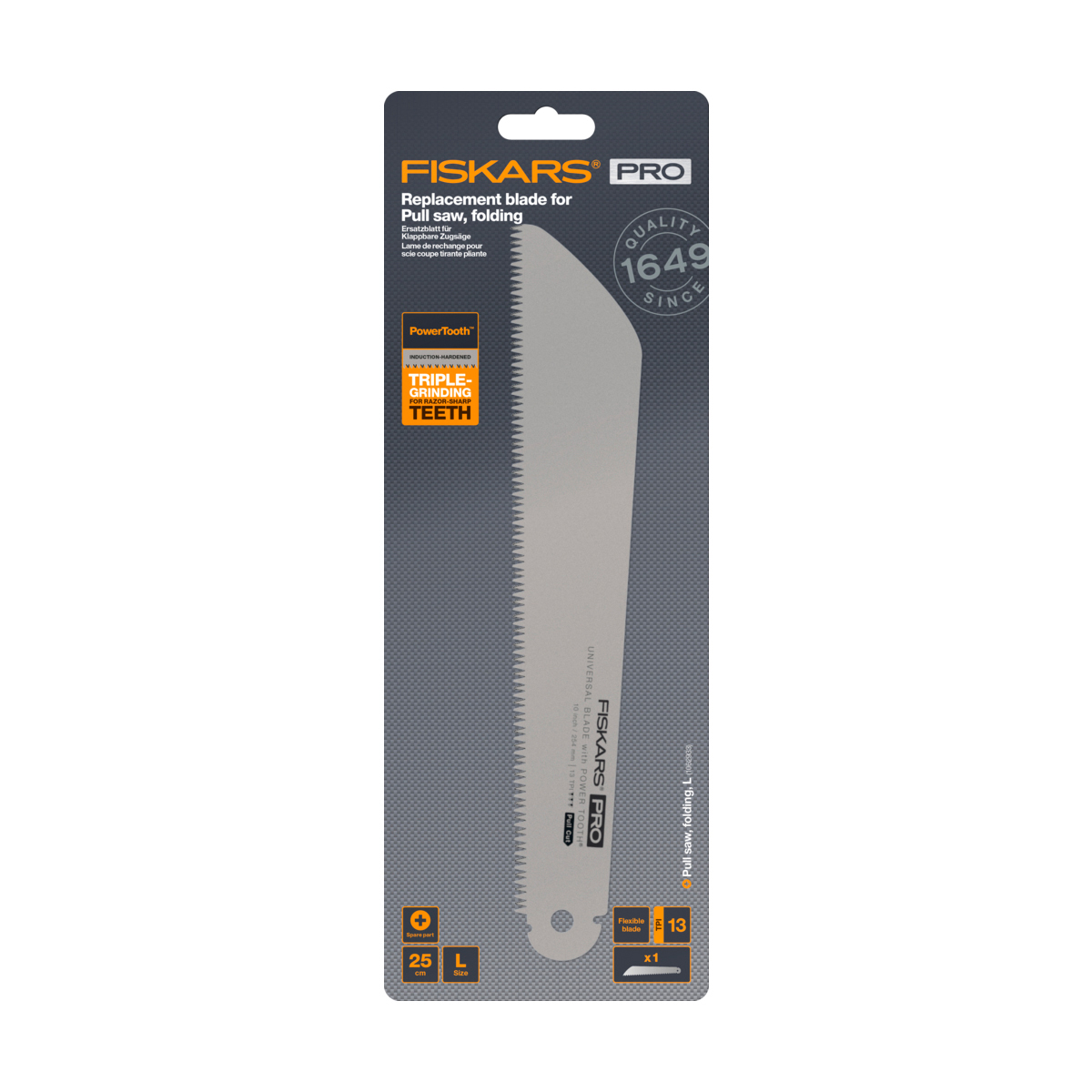 Полотно сменное для тяговой пилы 250 мм (1/6) "fiskars" 1062943