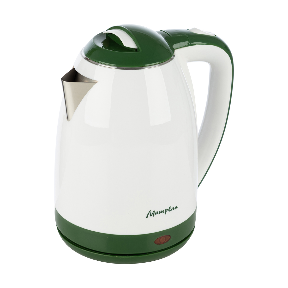 Чайник электр. "матрёна" ma-122 1,8 л (1/12) сталь (зеленый)