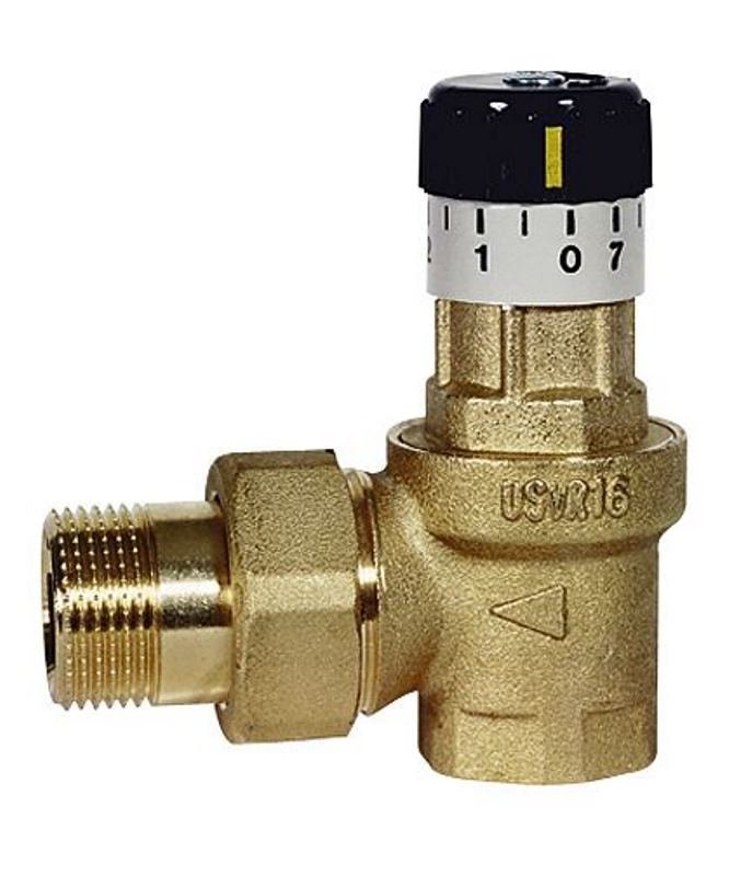 Перепускной клапан угловой HB WATTS USVR 1"1/4 0,03-0,5 bar