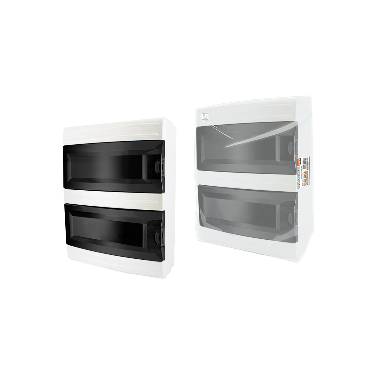 Щиток распределительный навесной щрн-пм 24 модуля, пластик ip41 (1/10) народный sq0901-1106