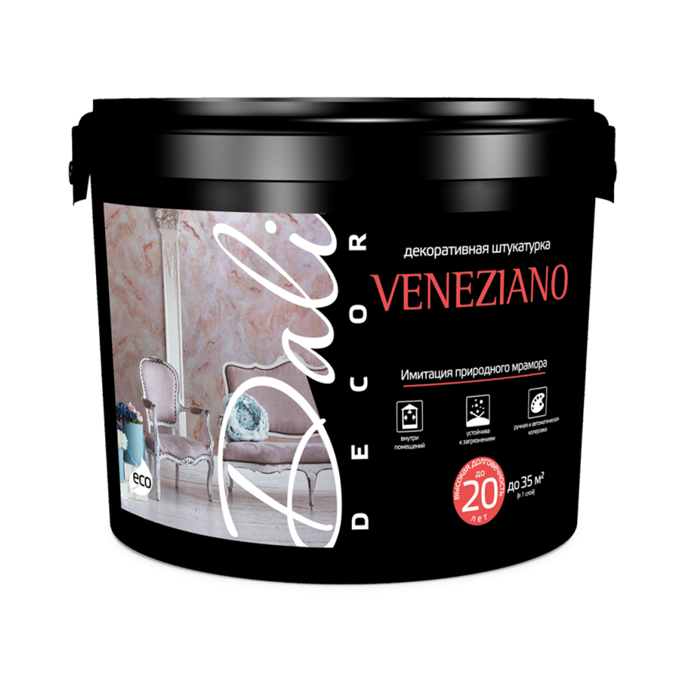 Штукатурка декор. "dali-decor"  "венецианская" 15 кг (1) "рогнеда"