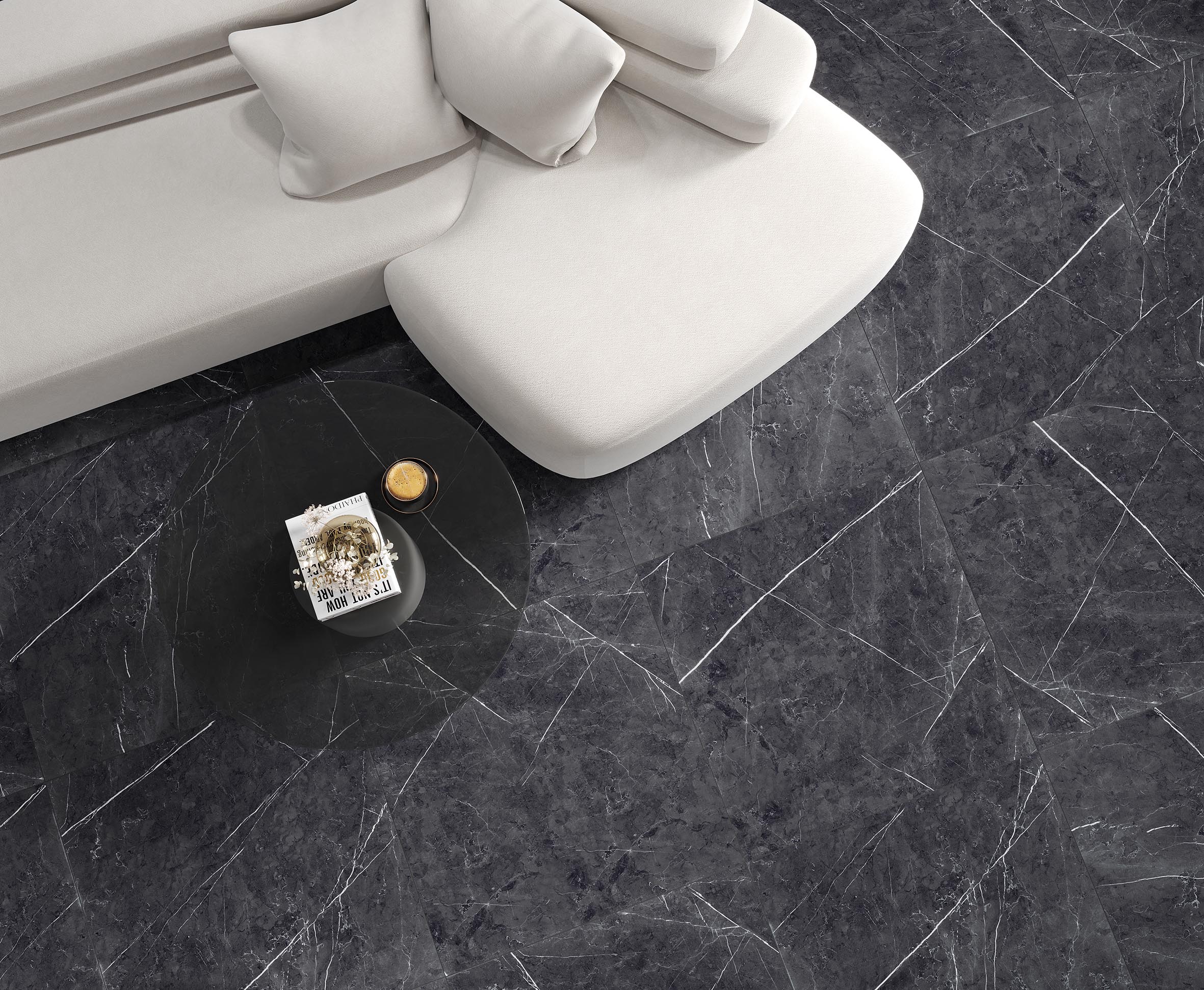 Pietra violet керамогранит графитовый лаппатированный 80x80