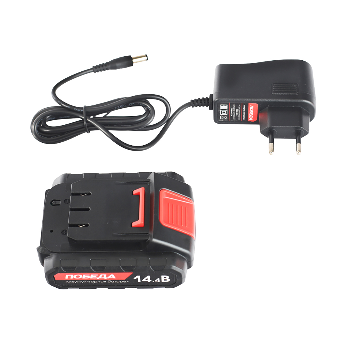 Дрель-шуруповерт аккум. да-14/2 ли (кейс) (1/10) "победа" 180201635